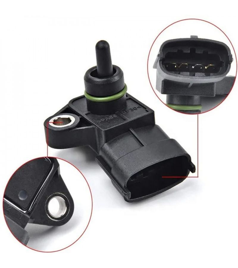 Sensor For Manifold Intake Air Pressure Black Compatible With Hyundai Accent Kia Sorento Sportage Forte Koup And Rio Parts 393002B000 393002B000 9470930504 - Image 4