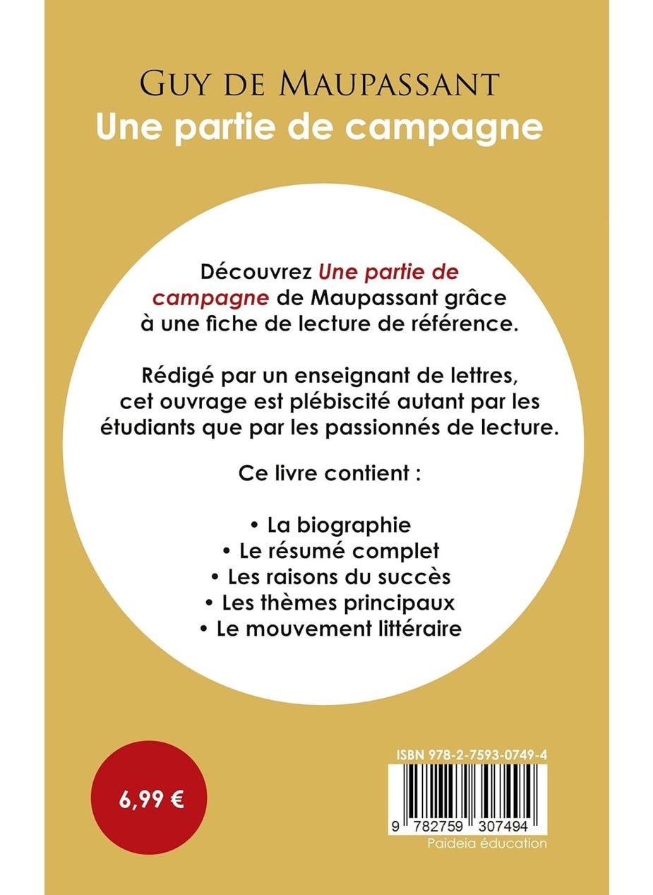 Fiche de lecture Une partie de campagne (Étude intégrale)  - Image 2