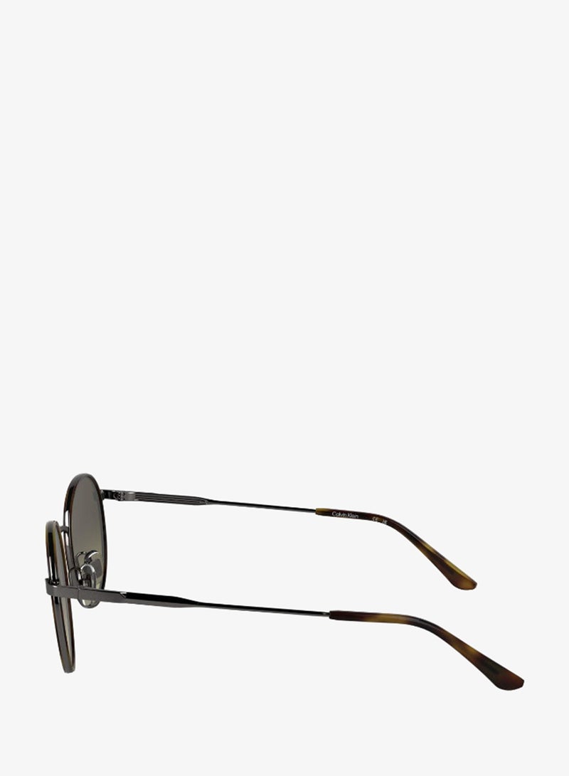 CALVIN KLEIN FULL RIM METAL ROUND CALVIN KLEIN SUN CK25101S N 5020 (240) HAVANA - Image 3