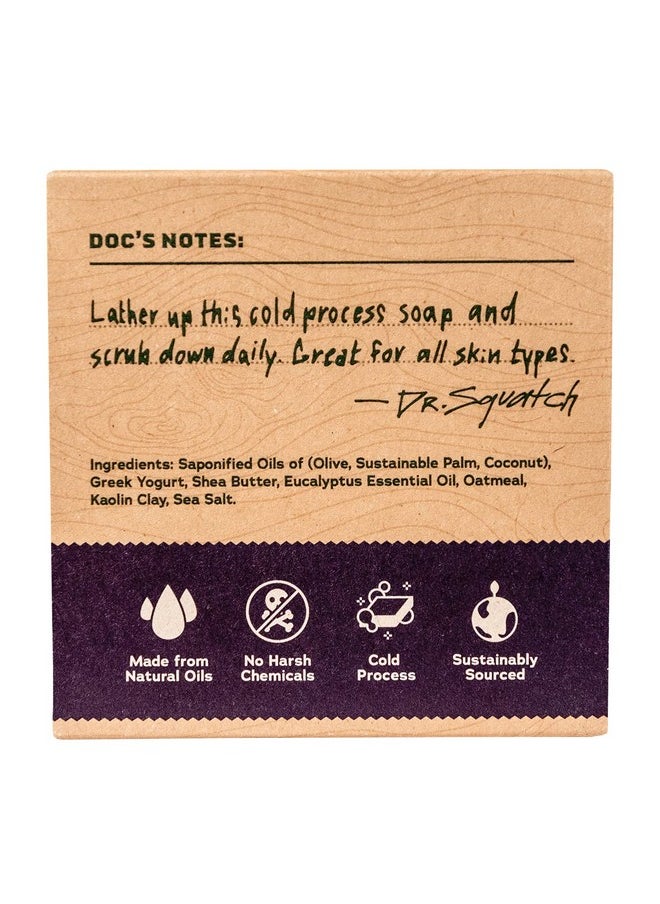 Dr. Squatch - Dr. Squatch All Natural Bar Soap for Men with Medium Grit, Eucalyptus - Image 1