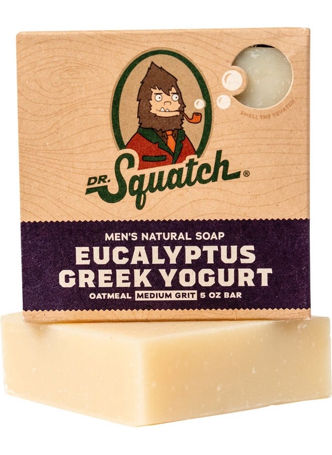 Dr. Squatch - Dr. Squatch All Natural Bar Soap for Men with Medium Grit, Eucalyptus - Image 1