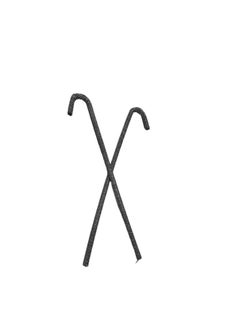 "عصاية رقص شرقي استراس اسود سادة Belly dancing stick black plain Astras"