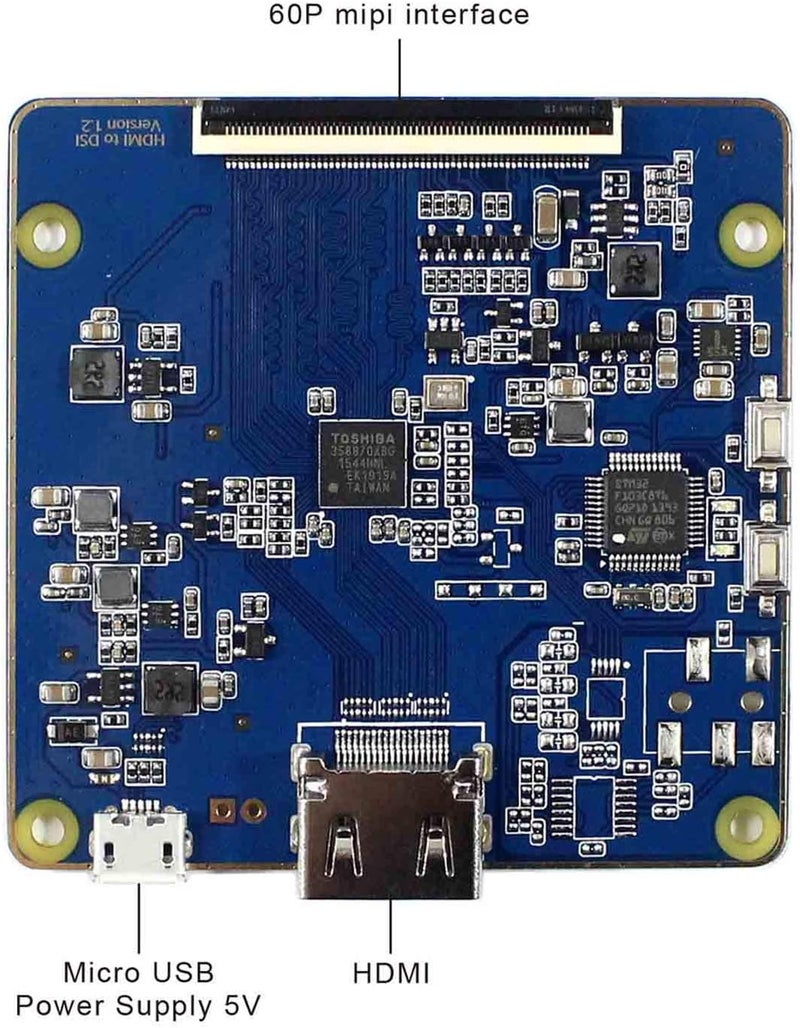 VSDISPLAY for 3D Printer Replacement Display,5.5 Inch LS055R1SX04 1440X2560 2K IPS LCD Screen with to Mipi LCD Controller Board - Image 2