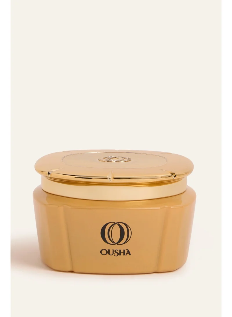 Ousha Ousha Amber Oud Dokhoon 150g – Oriental Incense with Bergamot, Pink Pepper & Patchouli