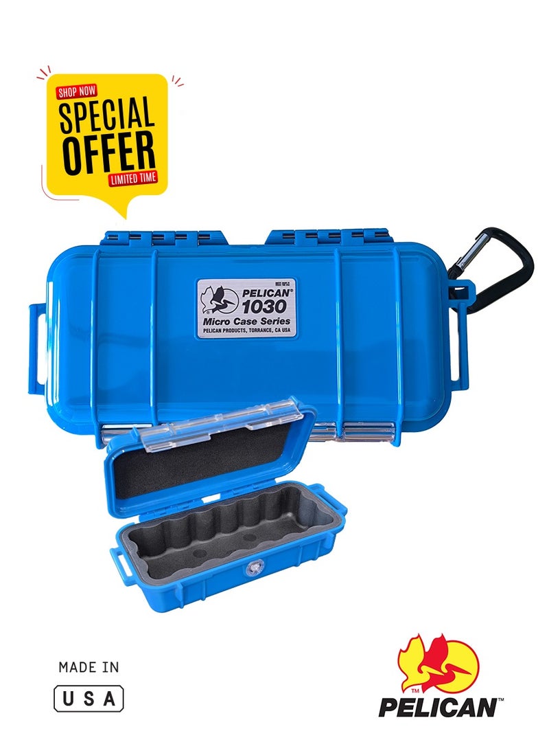 Pelican Pelican 1030 Micro Case (Blue/Solid) - 1030-025-120 