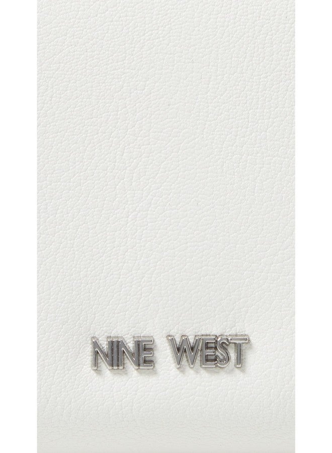 Nine West Zuri SLG Zip Around, White Multi - Image 4