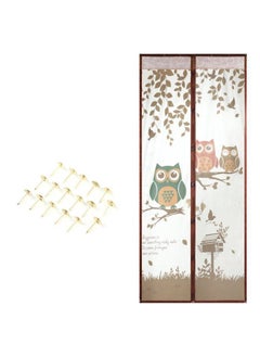 NIBEMINENT Magnet Mosquito Net Magnetic Anti Door Curtains Portiere Screen Multicolour  - Image 1