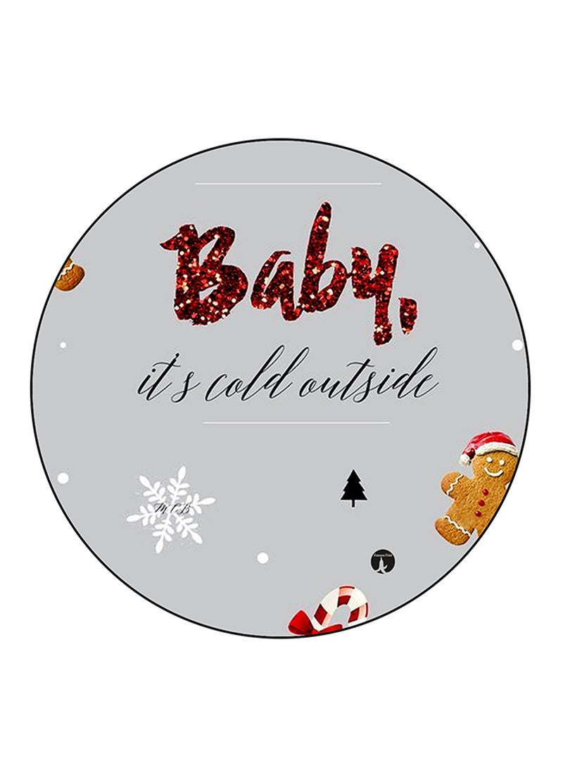 RKN English Phrases Printed Large Pin Multicolour - Image 1