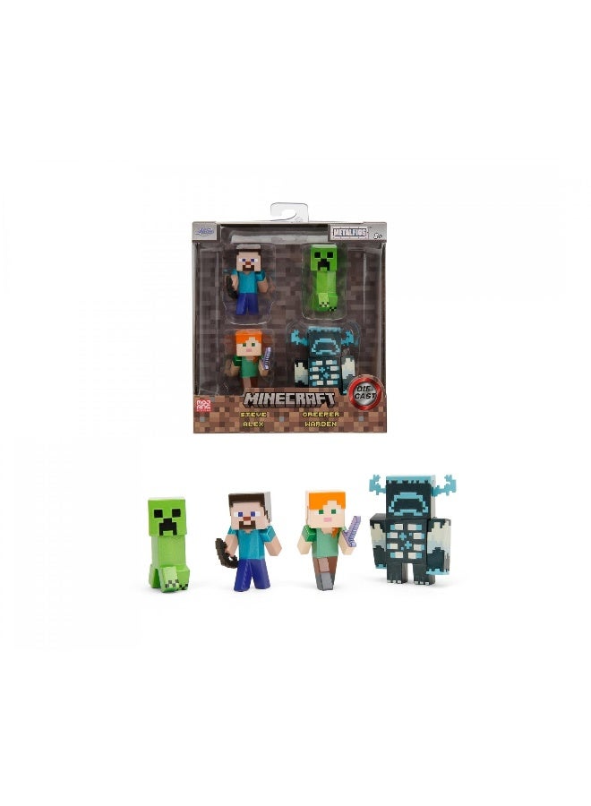 Jada Minecraft Figures Pack of 4 (6.35cm) - Image 1