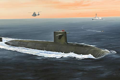 Hobby Boss French Navy Triomphant SSBN Boat Model Building Kit - Image 1