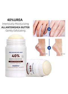 OUKEYA 40% Urea Cracked Heel Balm for Dry Cracked Heels Best Callus Remover For Feet & Hands Natural Moisturizes Nourishes Softens Dry Rough Cracked Dead Skin Hand and Feet Repair Balm 30g  - Image 3