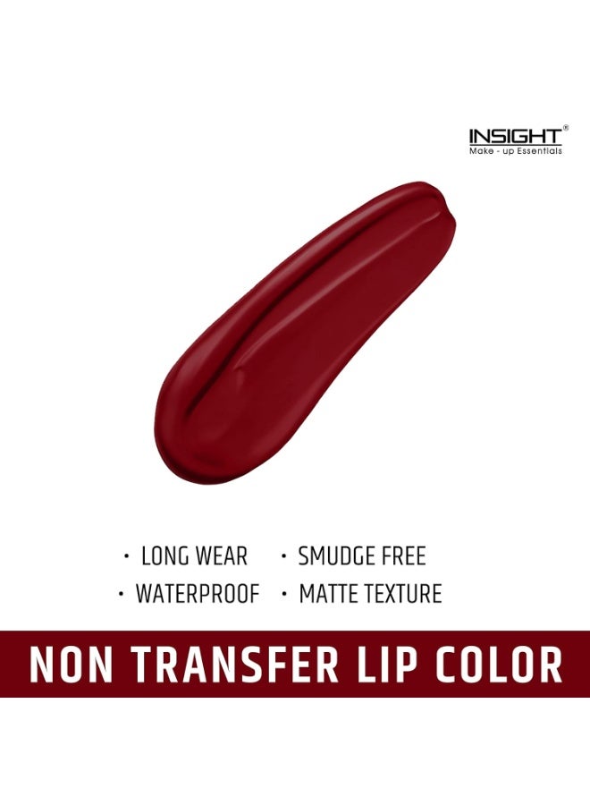 INSIGHT Non Transfer Liquid Lipstick - Divine Wine | Matte Texture|Long Wear |Smudge Proof |Waterproof - 4 ml - Image 5