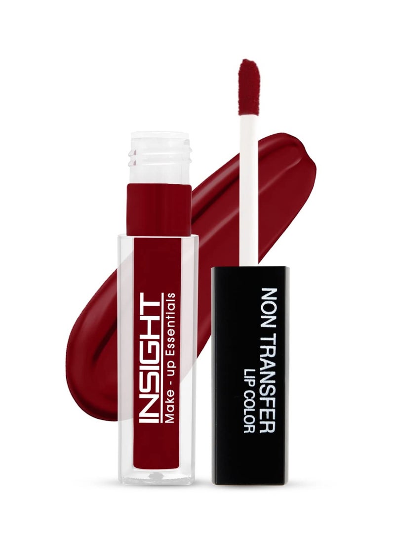 INSIGHT Non Transfer Liquid Lipstick - Divine Wine | Matte Texture|Long Wear |Smudge Proof |Waterproof - 4 ml - Image 1
