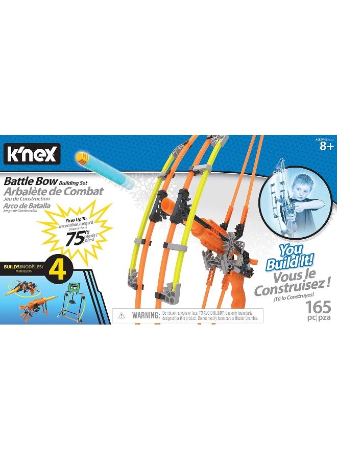 K'NEX K-Force Battle Bow Build and Blast Set , Blue, for 8-15 years - Image 2
