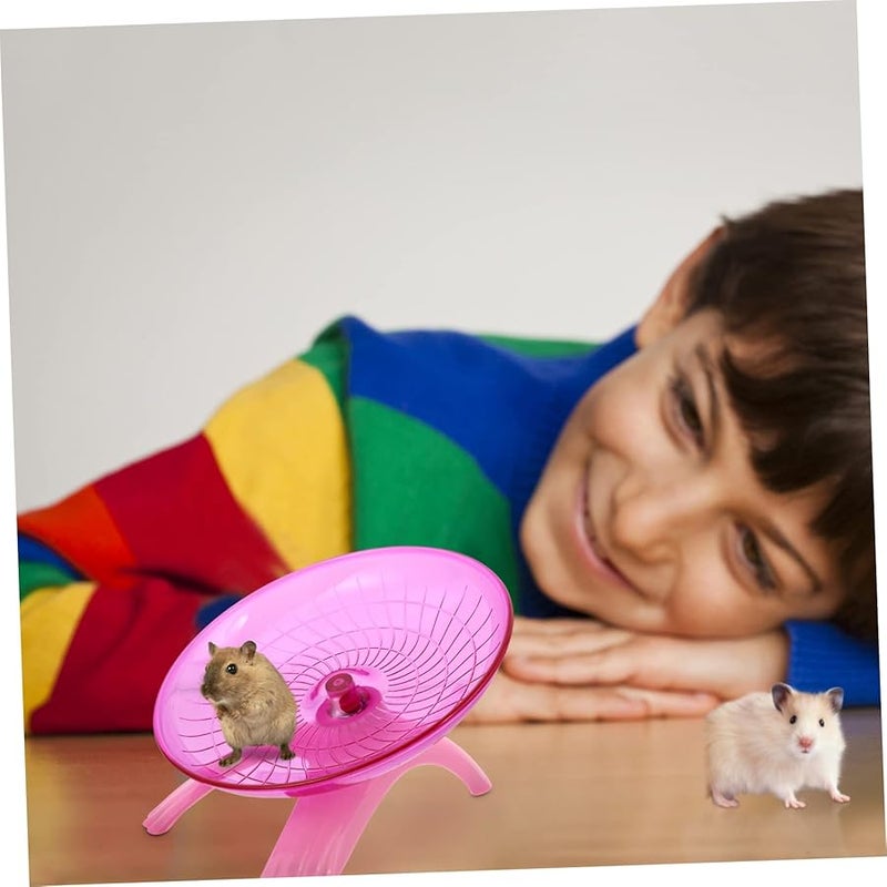 Housoutil 18cm Hamster Exercise Wheel 2 Pack Quiet Running Pet Activity Toy - Image 5