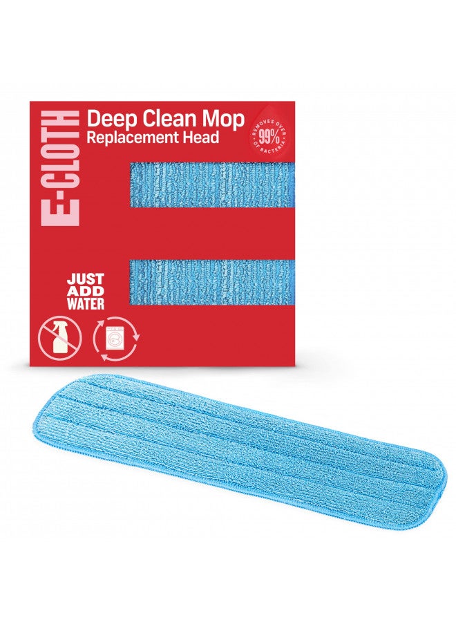 E-Cloth Deep Clean Mop Head, Microfiber Mop Head Replacement for Floor Cleaning, Great for Hardwood, Laminate, Tile and Stone Flooring, Washable and Reusable, 100 Wash Guarantee, 1 Pack - Image 1