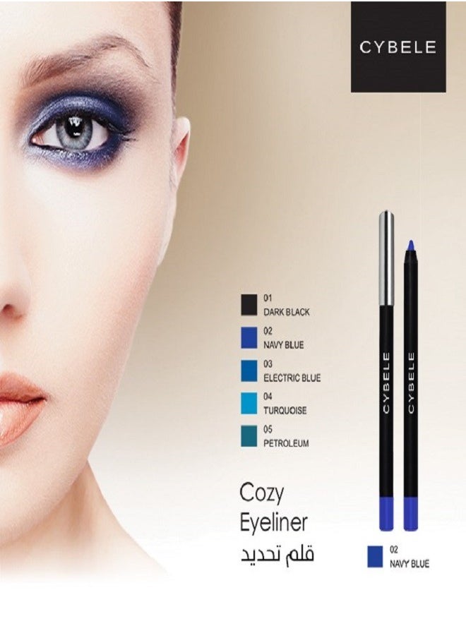 CYBELE - Cozy Eyeliner Gel No. 02 Navy Blue - Image 1