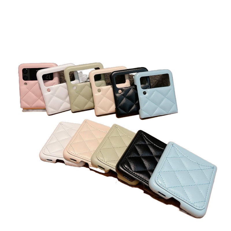 غطاء واقي | أسود | حامل بطاقات | حماية من السقوط | مقاوم للصدمات لـ Samsung Galaxy Z Flip 4 - Image 2