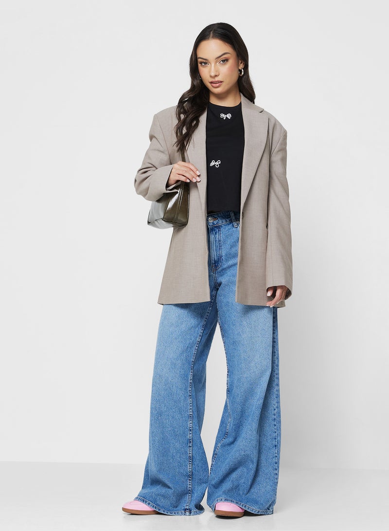 اونلي تيشيرت أونليوني بأكمام قصيرة وياقة دائرية - Image 4