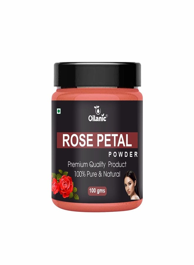 Oilanic 100% Pure & Natural Rose Petal Powder- For Skin & Hair(100gm) - Image 2