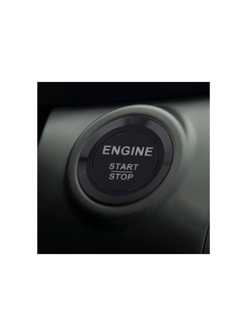 Loquat Engine on, 12V White LED Car Engine Start Stop Push on Switch(Black) - Image 4