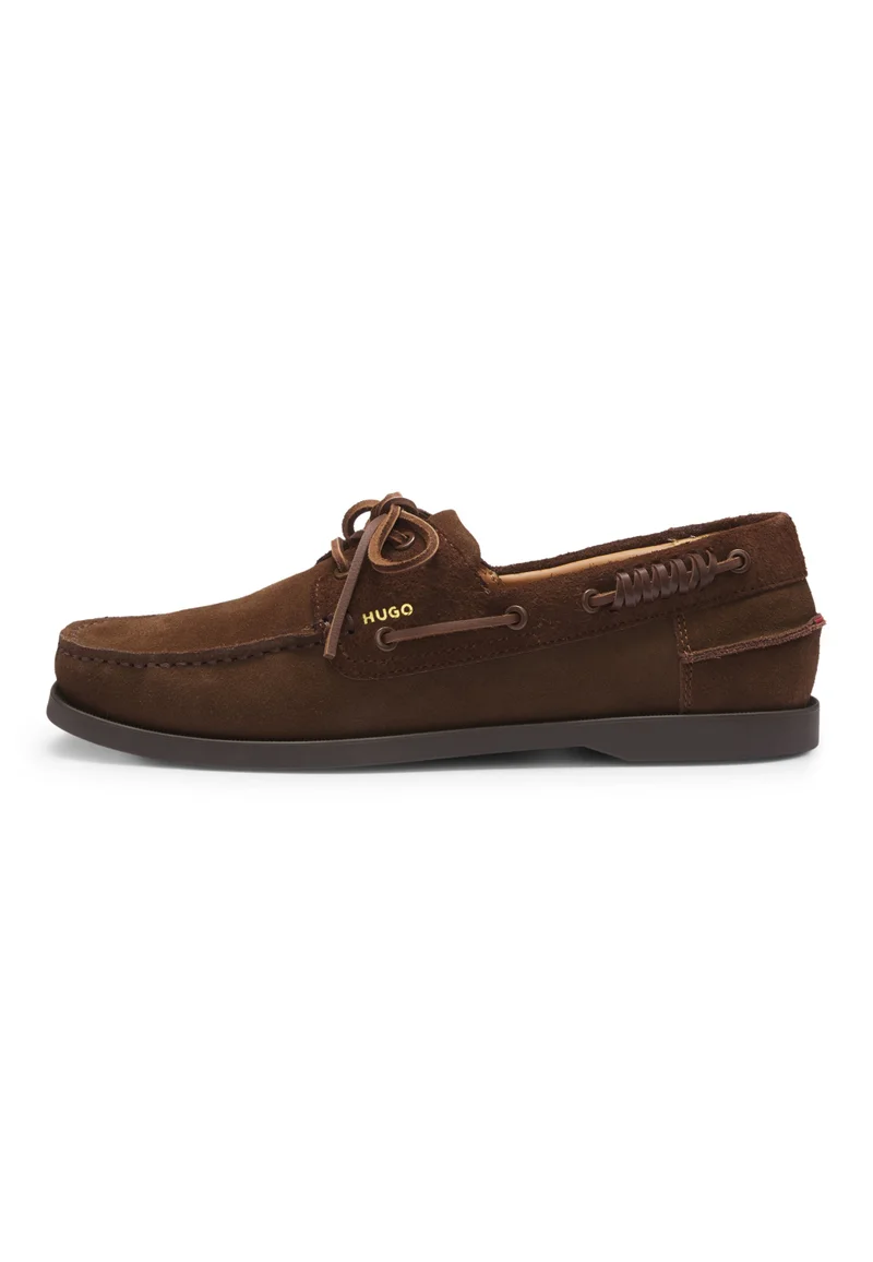 HUGO  Boat shoes in mixed suedes for Men | Best Price UAE