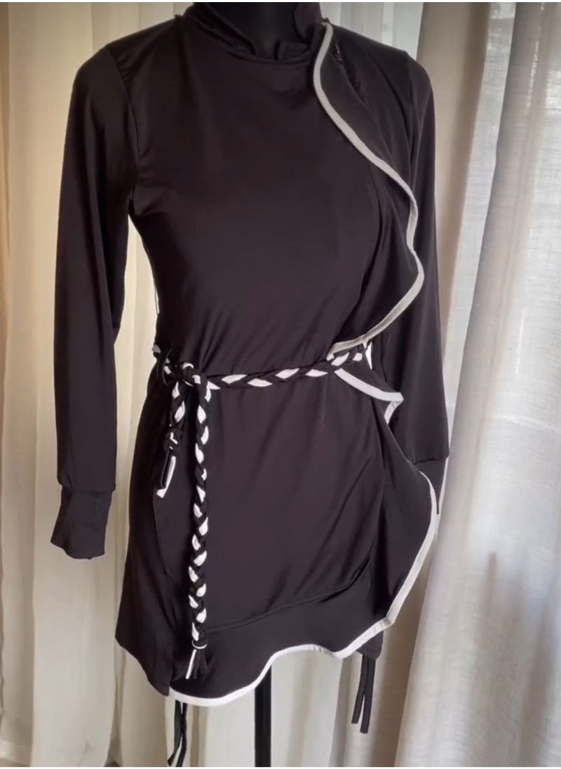 femmine World - Femmine Classic Grey Burkini swimwear - Image 1
