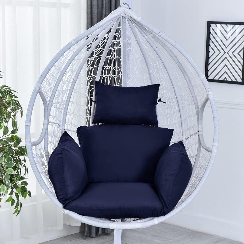 MILLIARD Premium Swing Egg Chair Cushion WinterReady Overstuffed Comfort Machine Washable Universal Fit Stylish Design Bottle Green - Image 4