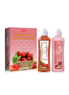 YILEST Strawberry Shampoo and Conditioner Set Deeply Cleanses Scalp and Nourishes Hair to Improve Frizzy and Dry Hair 248ml - pzsku/Z8DFD302FA20EBB87E1D8Z/45/_/1737524225/541bf385-8c23-4334-ad27-44dadac06e78