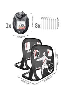 ULTIMAX Mini Soccer Net Football Goals  - Image 3