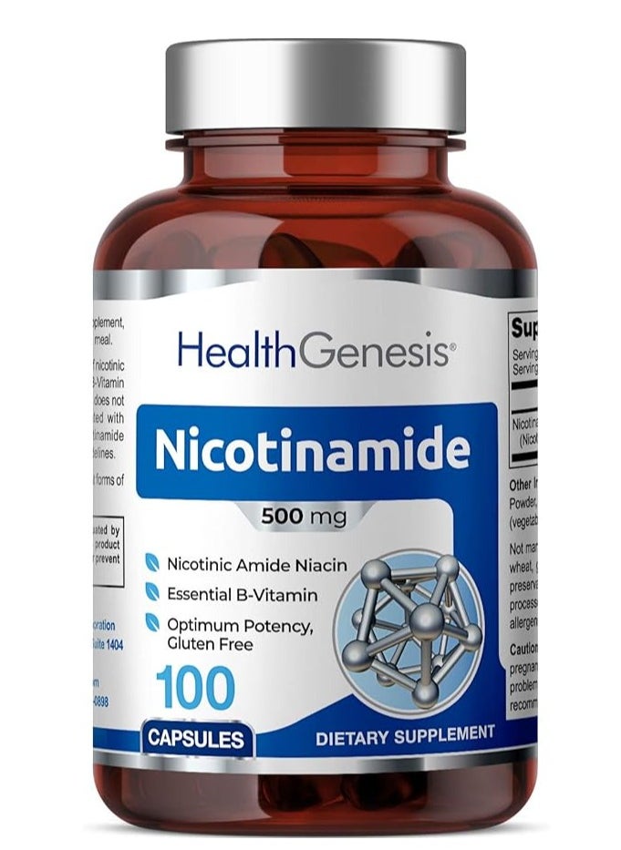 Nicotinamide  Supports Skin Cell Health 100 Caps - pzsku/Z8DFD59A8CA06A670015BZ/45/_/1736868611/0c7f6648-2d00-4579-8598-60120aefcd37