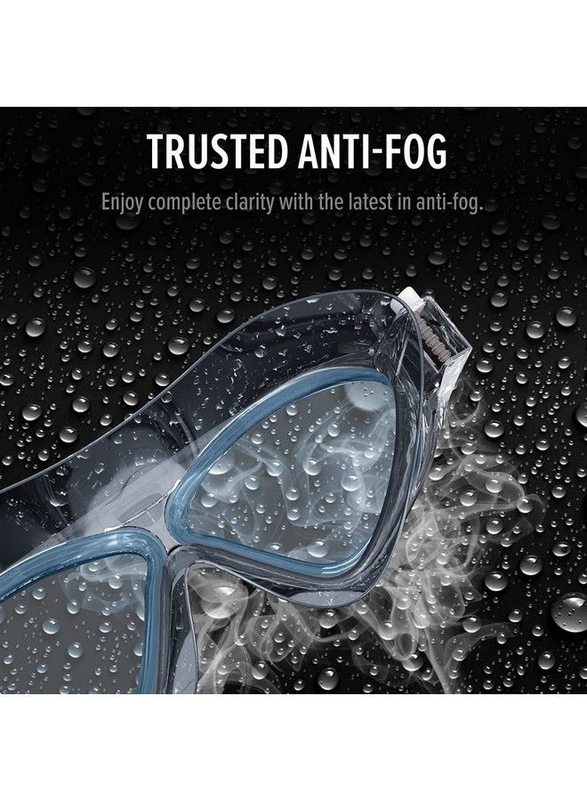 Prime Deals Professional Anti Fog Clear Swimming Goggles Anti Uv Swimming Goggles Swimming Pool Water Adjustable Diving Mask With A Case Cover (Blue). - Image 4