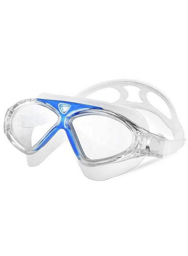 Prime Deals Professional Anti Fog Clear Swimming Goggles Anti Uv Swimming Goggles Swimming Pool Water Adjustable Diving Mask With A Case Cover (Blue). - Image 1