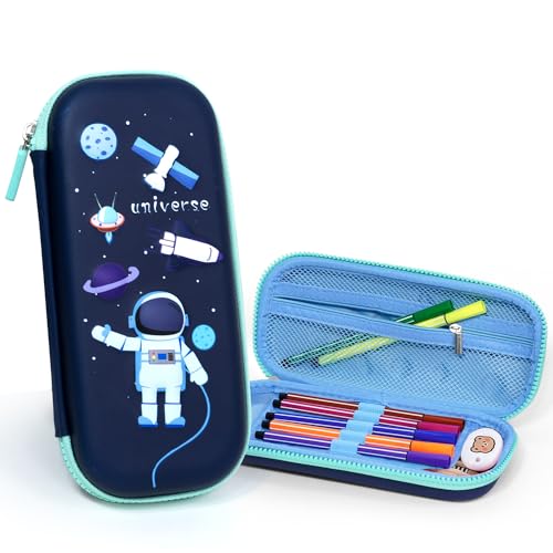 StarAndDaisy 3D Astronaut Theme Aesthetic Pencil Case with Multifunctional Stationery Organizer/Large Capacity for Students Kids Premium Stylish Pen Holder Pouch Stationery Box. - Image 1