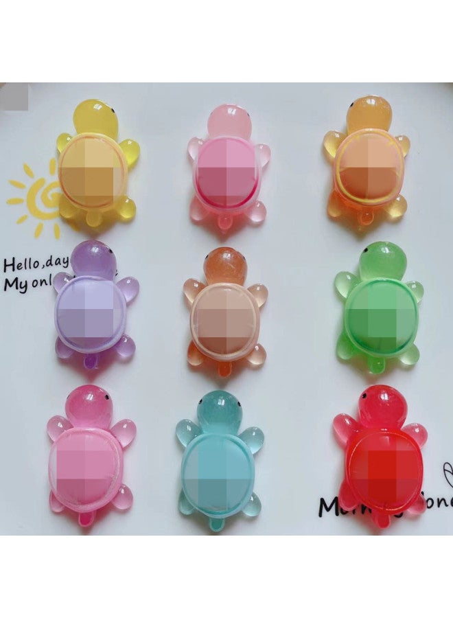 Shake Tone Luminous Little Turtle Toys Opposing Luminous Ornaments Model Doll Accessories Luminous Fish Tank Landscape Wholesale-Color: - Image 3