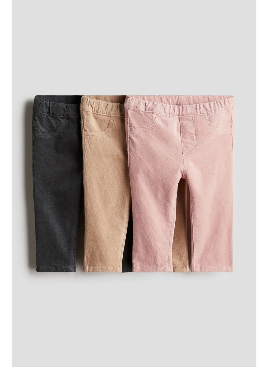 H&M 3-Pack Denim Treggings