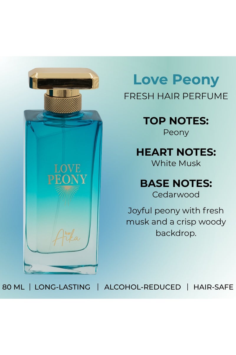 ايكا عطر أيكا لاف بيوني للنساء، 80 مل، عطر يدوم طويلاً للجسم والشعر، عطر خالٍ من الكحول للنساء بمزيج زهري فاكهي من الفاوانيا والتوت والمسك - Image 4