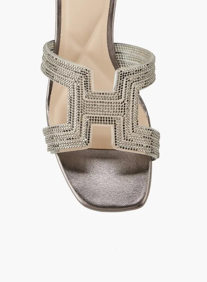 Celeste PEWTER Women Embellished Wedge Heel Sandals for Women | Best Price UAE