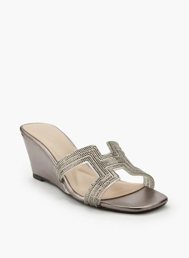 سيليست Women Embellished Wedge Heel Sandals