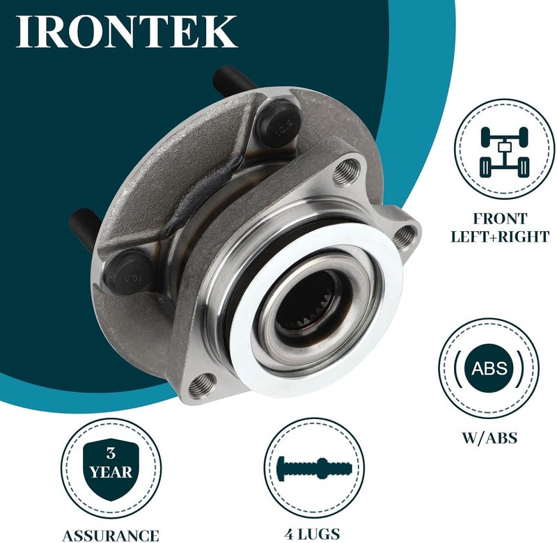 IRONTEK 513308 Front Wheel Bearing and Hub Assembly for Nissan Versa (2007-2012) - Image 3