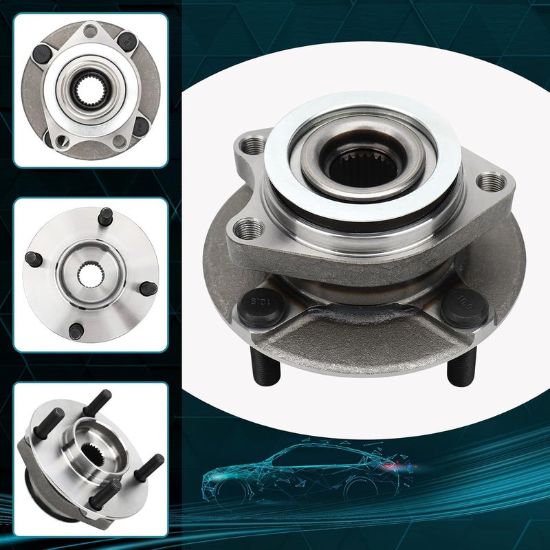 IRONTEK 513308 Front Wheel Bearing and Hub Assembly for Nissan Versa (2007-2012) - Image 4