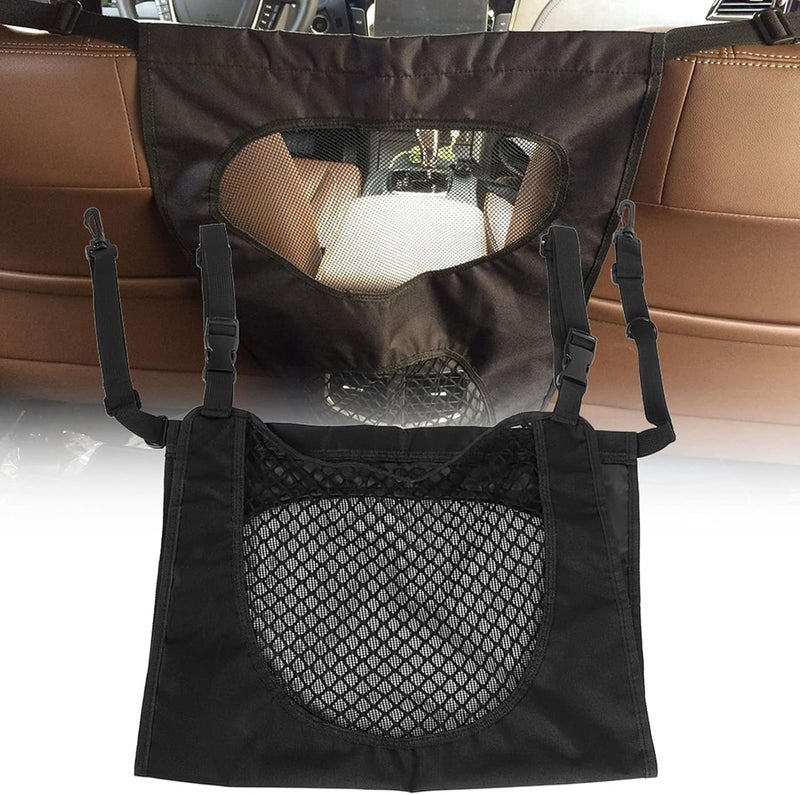 Dog Car Backseat Barrier Mesh Pet Barrier, Vehicle Travel Dog Fence for Safe Driving, Pop - Up Wire Frame Design with Micro - Mesh Window, Durable and Lightweight for Small to Medi - Image 2