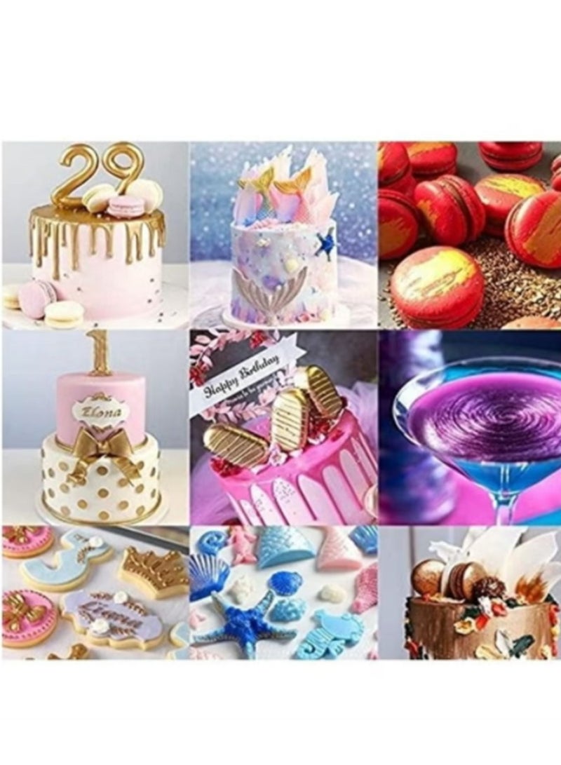 15g Baking decoration powder & Dust Food-Grade Luster Dust Powder for Cake Fondant - Chocolate Decoration - Image 4