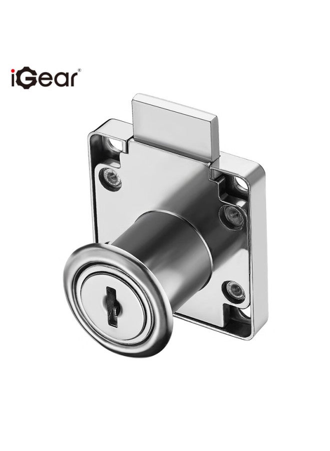 Igear Drawer Lock, Flat Head Lock, File Cabinet Lock, Furniture Lock, Wardrobe Lock, Bedside Table Lock, Security Lock, Thickened Office Desk Lock, Storage Cabinet Lock - Image 4