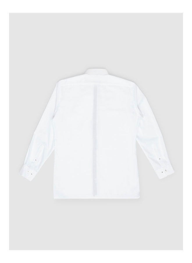 Olymp Collared Neck Long Sleeve Plain/Basic Shirt  - Image 2