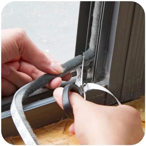 Hodaqe Weather Stripping Seal 10m Self-Adhesive Seal Strip Weatherstrip for Doors & Windows Windproof Soundproof Dustproof - Image 3