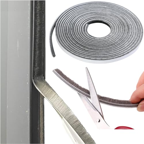 Hodaqe Weather Stripping Seal 10m Self-Adhesive Seal Strip Weatherstrip for Doors & Windows Windproof Soundproof Dustproof - Image 1