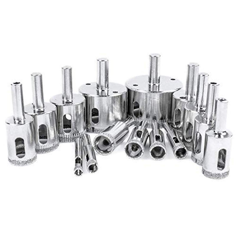 DIY Crafts DIY Crafts Pattern No 2 13 Pcs Set Diamond Drill Bit Set Glass Tile Marble and Ceramic Hollow Core Extractor Remover Tool Set for Glass Ceramics Por Pattern No 2 13 Pcs Set  - Image 1
