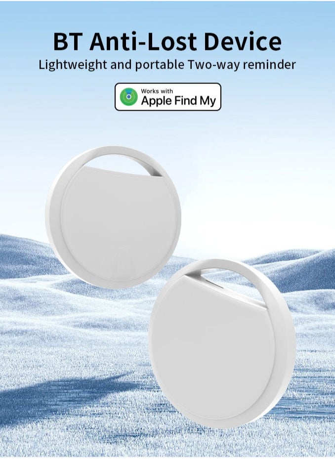 Beauenty - Smart Tag (Cheap alternative of Airtag), Works with Apple Find My (iOS Only), Bluetooth Finder, Tractor, Keys Finder And Item Locator for Child, Elders, Pets, Keys, Bags, Wallets and More. Black - Image 1