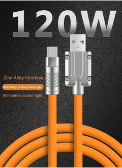 Type-C USB Silicone Charging Data Cable 120W Fast Charging Bold Data Cable 6A Super Fast Charging - pzsku/Z8DFE346A571FA222EE65Z/45/_/1731380784/3a1eb699-bebe-4fab-a949-0304f357f034